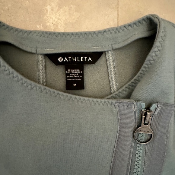 Athleta Women’s Moto Asymmetric Full Zip Jacket Size M - Picture 5 of 9